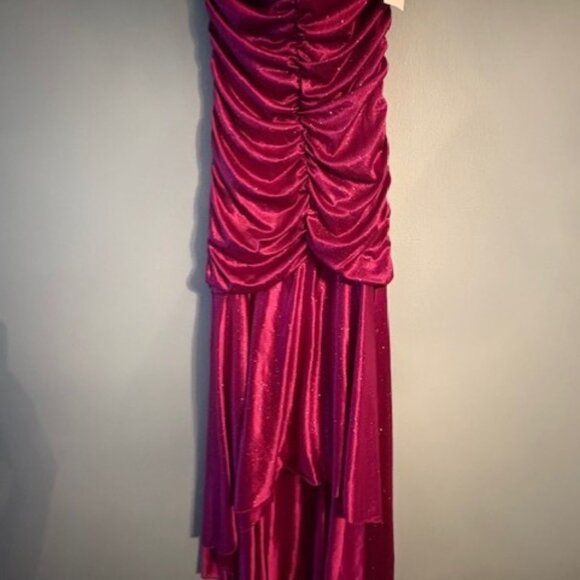 NWT Vintage Y2K Ruby Rox Strapless Ruched Dress - Picture 1 of 4